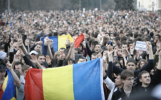 Митинг протеста в Кишиневе стал крупнейшим за последние 20 лет