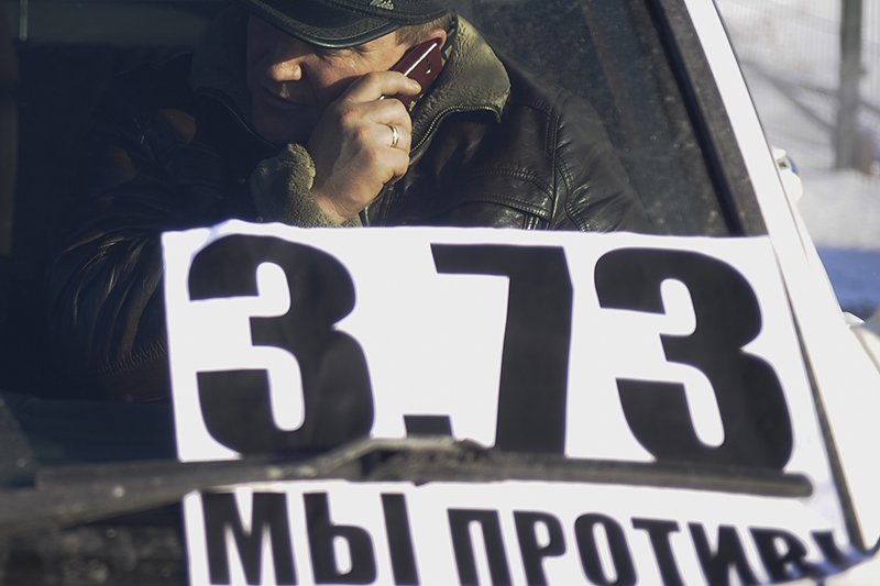 В Петербурге оштрафованы 52 участника акции протеста дальнобойщиков