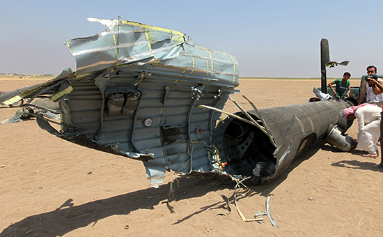 В Кремле сообщили о гибели экипажа сбитого в Сирии российского вертолета