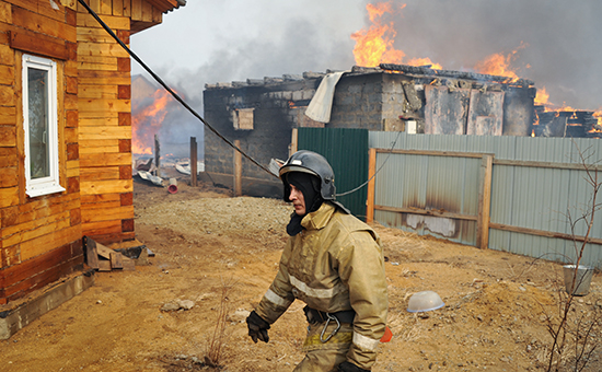 Площадь лесных пожаров в Забайкалье удвоилась за сутки