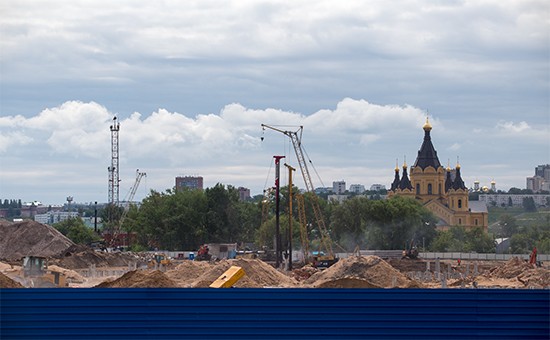 Строительство первого этажа нижегородского стадиона к ЧМ-2018 начнется до конца года