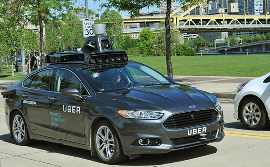 Uber впервые показал свой беспилотный автомобиль