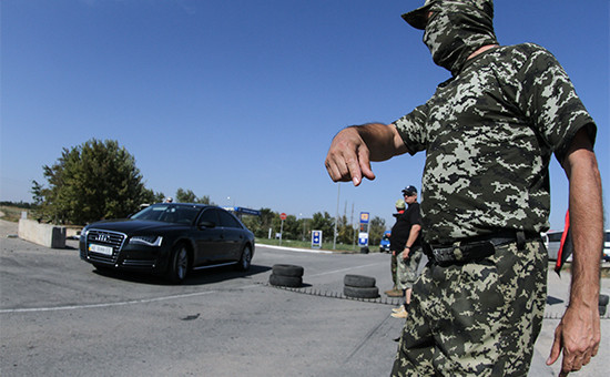 Украинские активисты блокировали границы с Приднестровьем